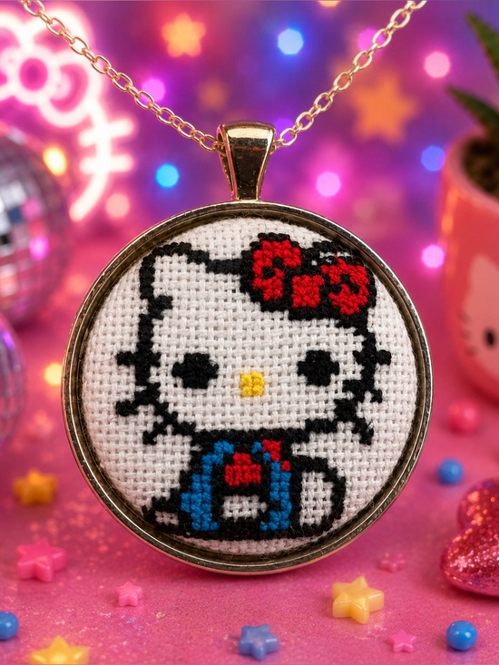 gypsy charmer Jewelry - Hello Kitty handmade necklace jewelry keychain gift